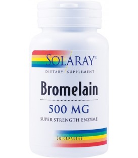 Bromelain 500 mg, 30 capsule imagine produs 2021 cufarulnaturii.ro