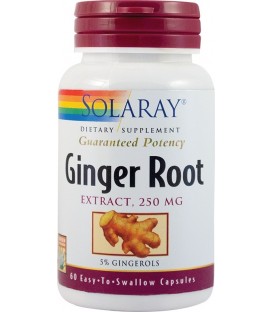 Ginger Root (ghimbir), 60 capsule imagine produs 2021 cufarulnaturii.ro