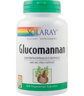 Glucomannan 600 mg, 100 capsule imagine produs 2021 cufarulnaturii.ro