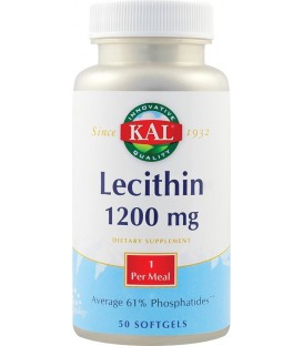 Lecithin 1200 mg, 50 capsule imagine produs 2021 cufarulnaturii.ro
