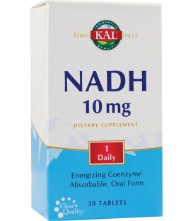 NADH 10 mg, 30 tablete