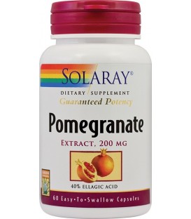 Pomegranate Extract (rodie), 60 capsule imagine produs 2021 cufarulnaturii.ro