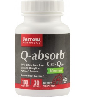Q-Absorb (coenzima Q10 100 mg), 30 capsule imagine produs 2021 cufarulnaturii.ro