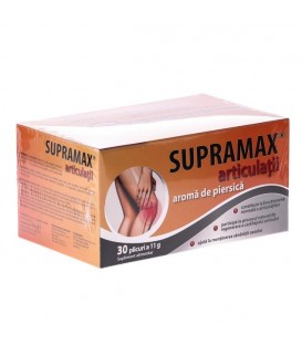 Supramax articulații cu aromă de piersică, 30 plicuri, Zdrovit