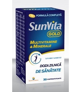 Sun Vita Gold, 30 tablete imagine produs 2021 cufarulnaturii.ro