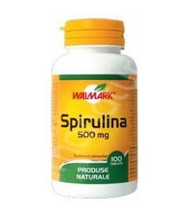 Spirulina 500 mg, 100 comprimate