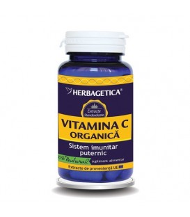 Vitamina C Organica, 60 capsule imagine produs 2021 cufarulnaturii.ro