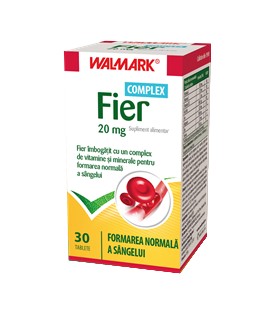 Fier, 20 mg Complex 30 comprimate