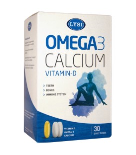 Omega 3, 30 capsule+Calcium, 60 comprimate