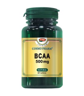 BCAA 500 mg, 60 tablete imagine produs 2021 cufarulnaturii.ro