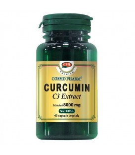 Curcumin C3 Extract 400 mg echivalent 8000 mg, 60 capsule