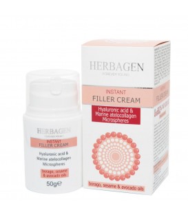 Crema Filler cu Acid hialuronic & Colagen marin, 50 grame imagine produs 2021 cufarulnaturii.ro