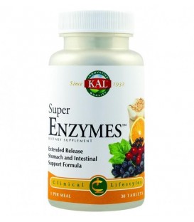 Super Enzymes, 30 tablete imagine produs 2021 cufarulnaturii.ro