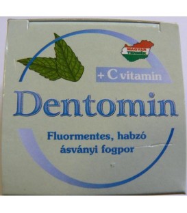 Dentomin-H praf de dinti cu spumant de menta, 25 grame