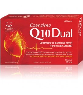 Coenzima Q10 Dual 60 mg, 30 capsule imagine produs 2021 cufarulnaturii.ro