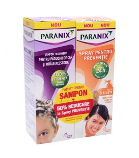 paranix sampon, 100 ml + paranix spray preventie, 100 ml (promotie)