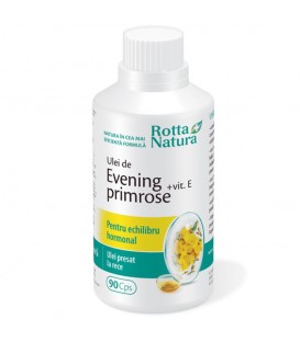 Evening Primrose + vitamina E, 90 capsule imagine produs 2021 cufarulnaturii.ro