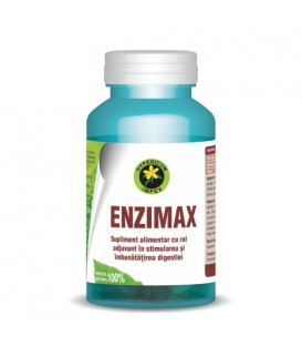 Enzimax 490 mg, 60 capsule imagine produs 2021 cufarulnaturii.ro