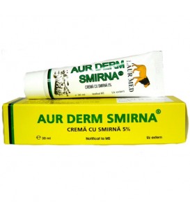 Aur Derm crema cu smirna 5%, 30 ml imagine produs 2021 cufarulnaturii.ro