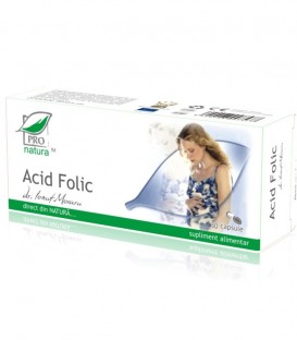 Acid folic, 30 capsule