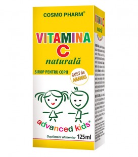 Sirop Vitamina C naturala cu gust de ananas, 125 ml imagine produs 2021 cufarulnaturii.ro