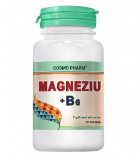 Magneziu + B6, 30 tablete