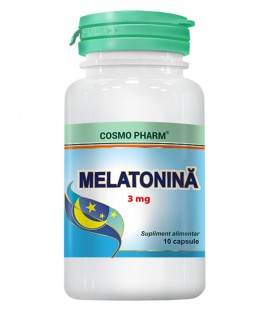 Melatonina 3 mg, 10 capsule