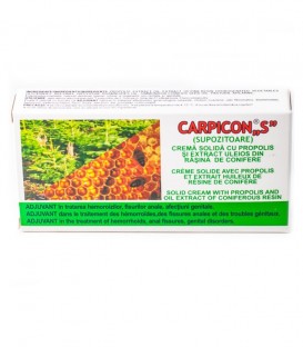 Carpicon "S" (supozitoare) 1.5 gr, 10 bucati (cutie)
