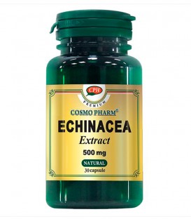 Echinaceea Extract 500 mg, 30 capsule imagine produs 2021 cufarulnaturii.ro