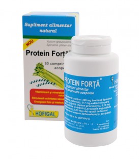 Protein forta, 60 comprimate imagine produs 2021 cufarulnaturii.ro