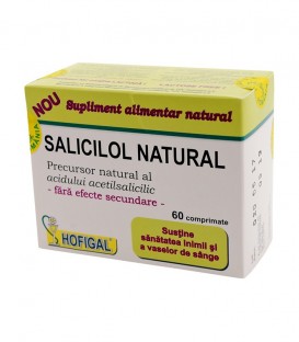 Salicilol natural, 60 comprimate imagine produs 2021 cufarulnaturii.ro