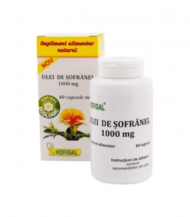 Ulei de sofranel 1000 mg, 40 capsule imagine produs 2021 cufarulnaturii.ro