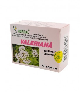Valeriana, 40 cps imagine produs 2021 cufarulnaturii.ro