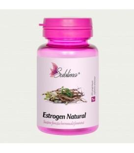 Estrogen Natural, 60 tablete imagine produs 2021 cufarulnaturii.ro