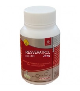 Resveratrol 25 mg, 60 tablete imagine produs 2021 cufarulnaturii.ro