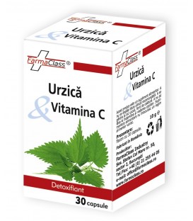 Urzica & Vitamina C, 30 capsule imagine produs 2021 cufarulnaturii.ro