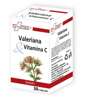 Valeriana & Vitamina C, 30 capsule