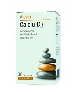 Calciu + D3 formula citrat, 30 tablete