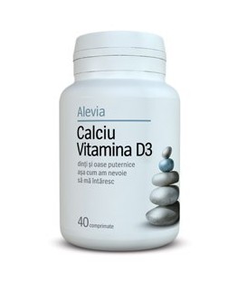 calciu + vitamina d3, 40 capsule