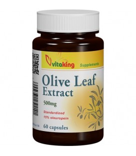 extract din frunze de maslin (olive leaf) 500 mg, 60 capsule