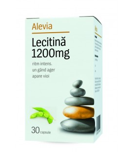 Lecitina 1200 mg, 30 capsule imagine produs 2021 cufarulnaturii.ro