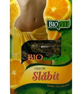 Biovit - Ceai de slabit cu lamaie, 50 grame