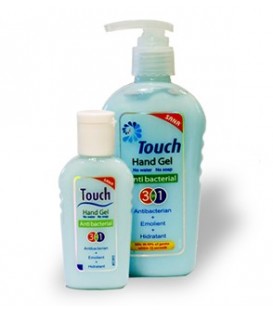 Touch Gel 3 in 1 - gel antibacterian, 59 ml