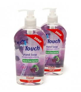 Touch Violet - sapun lichid antibacterian, 500 ml