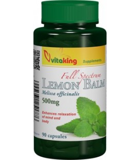 Lemon Balm (roinita) 500 mg, 60 capsule imagine produs 2021 cufarulnaturii.ro