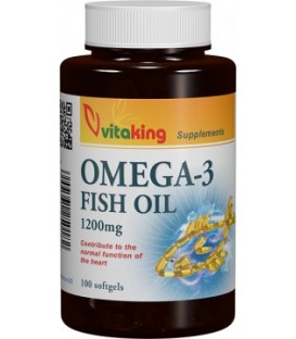 Omega 3 ulei de peste 1200 mg, 90 capsule