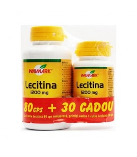 Lecitina 1200 mg, 80 + 30 capsule (promotie)