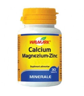 Calciu + magneziu + zinc, 100 tablete