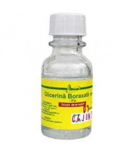 Glicerina boraxata 10%, 25 ml imagine produs 2021 cufarulnaturii.ro