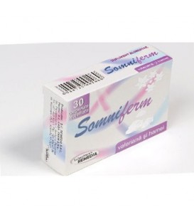 Somniferm + Melatonina, 30 tablete imagine produs 2021 cufarulnaturii.ro